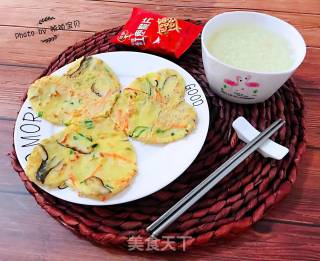 时蔬煎饼的做法步骤：12