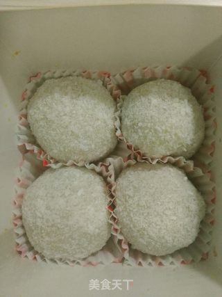 红豆馅糯米糍的做法步骤：7