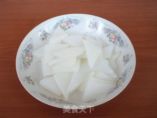 胡萝卜炒焖子的做法步骤：3