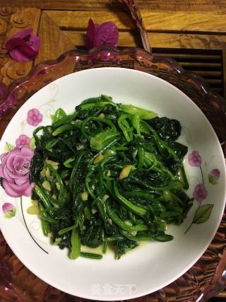 蒜蓉菠菜的做法步骤：5