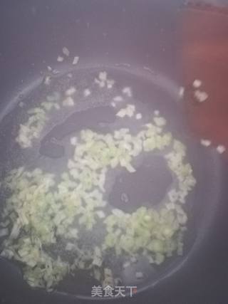 香芹蛋炒饭的做法步骤：5