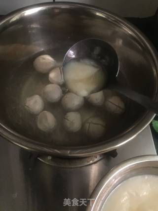 丝瓜肉丸汤的做法步骤：2