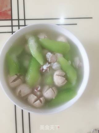 丝瓜肉丸汤的做法步骤：5