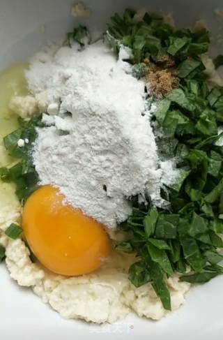 豆腐蔬菜饼的做法步骤：5