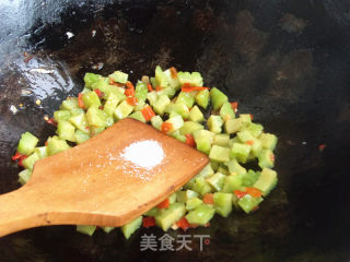 苦瓜剁椒酱拌面的做法步骤：8