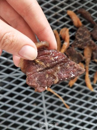自制牛肉干的做法步骤：1