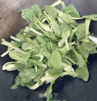 清炒菜秧的做法步骤：3