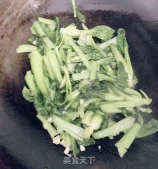 清炒菜秧的做法步骤：4