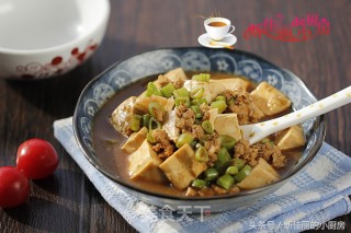 肉末酱烧豆腐的做法步骤：10