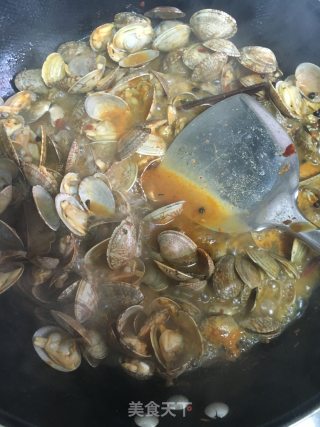 辣炒花甲的做法步骤：7