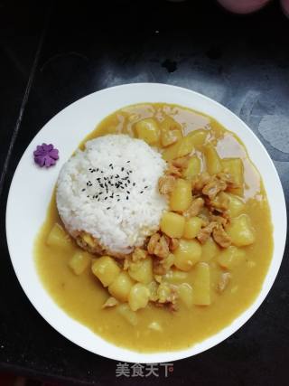 咖喱咖喱的做法步骤：3