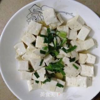 夏日懒人餐――小葱拌豆腐的做法步骤：6