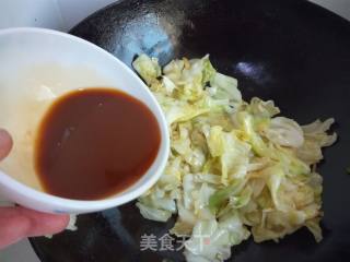 #夏日懒人餐#糖醋包菜的做法步骤：8