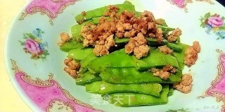 干煸荷兰豆的做法步骤：7
