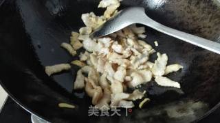 茭白炒肉丝的做法步骤：5