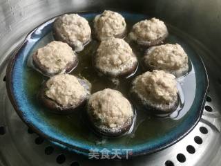 香菇酿肉的做法步骤：8