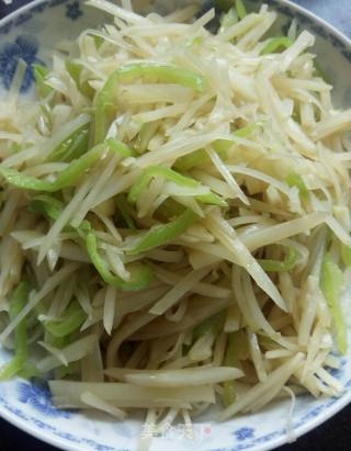 青椒土豆丝的做法步骤：5