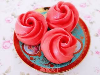 粉红玫瑰花的做法步骤：15