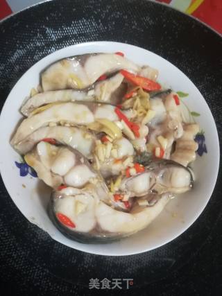 清蒸鱼块的做法步骤：2
