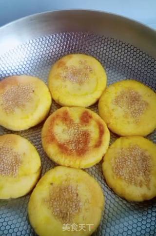 芝麻奶香玉米饼的做法步骤：7