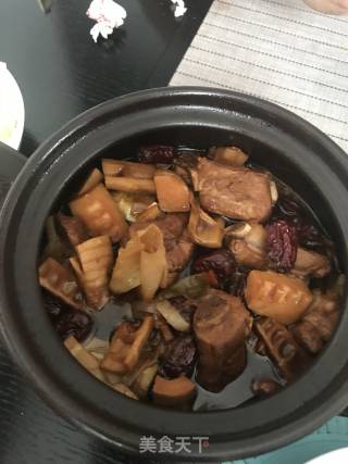 排骨焖笋煲的做法步骤：12