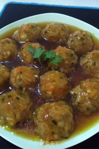 金针菇肉丸的做法步骤：8