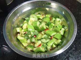 凉拌拍青瓜的做法步骤：7