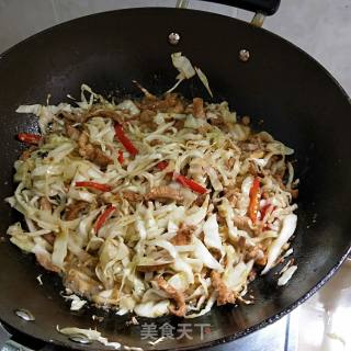 白菜肉丝的做法步骤：10