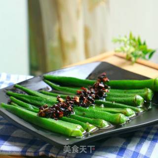 白灼秋葵的做法步骤：9