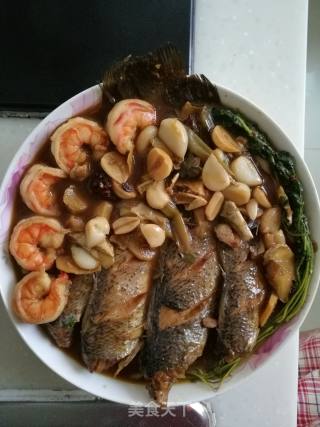 鱼虾两吃的做法步骤：6