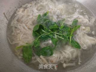 金针菇汤的做法步骤：5