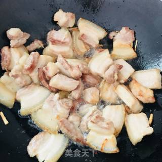 豆角烧肉的做法步骤：3