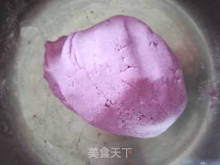 紫薯芝麻球的做法步骤：4