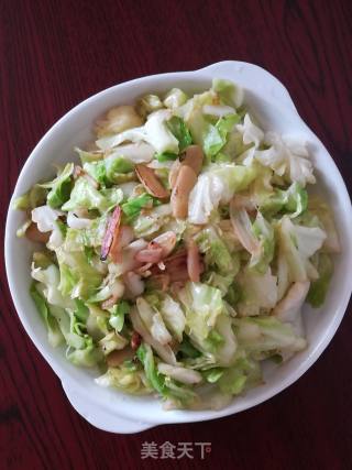 蒜香圆白菜的做法步骤：4