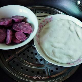 糯米紫薯糕的做法步骤：6
