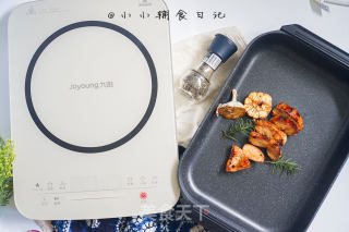 蒜香黑胡椒鸡胸肉的做法步骤：14