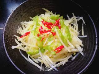 凉拌土豆丝的做法步骤：7