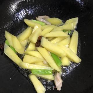 豆角烧土豆的做法步骤：3