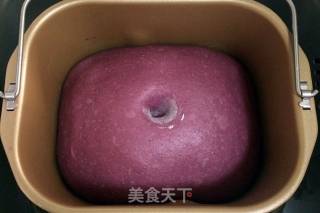 紫薯麻薯夹心软欧的做法步骤：9