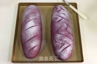 紫薯麻薯夹心软欧的做法步骤：16