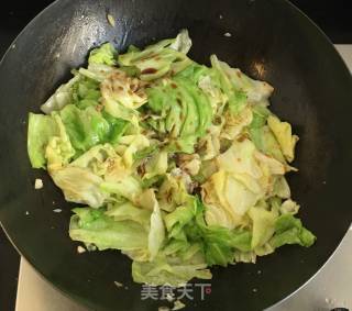 干煸包菜的做法步骤：6