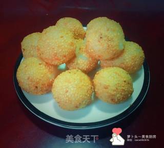 芝麻麻球的做法步骤：9
