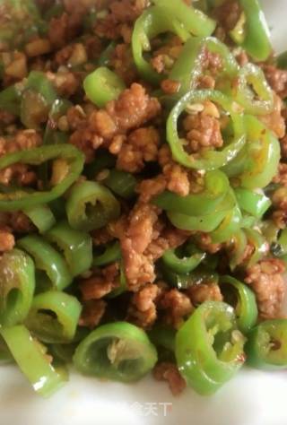 杭椒炒肉末的做法步骤：9