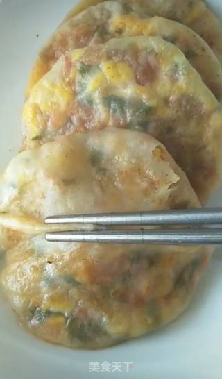西红柿鸡蛋馅饼的做法步骤：11