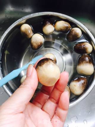 凉拌鸡心菇的做法步骤：1