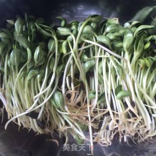 清炒黑豆芽的做法步骤：1