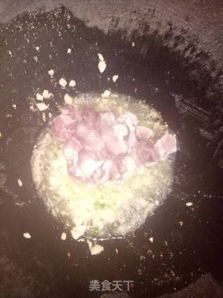 通心菜炒肉片的做法步骤：4