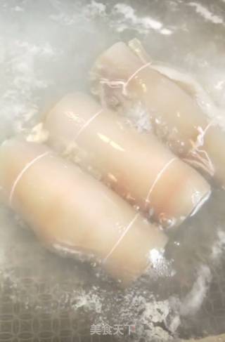美味猪皮卷的做法步骤：2