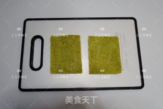 培根吐司卷的做法步骤：2