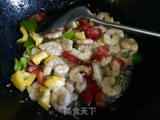 荔枝虾球的做法步骤：6